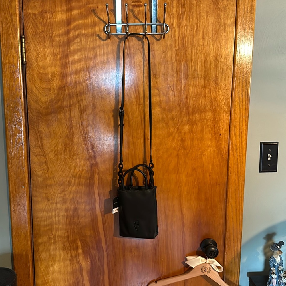 Small black handbag perfect size for phone and wallet